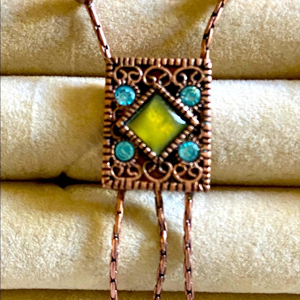 🟢1928 adjustable length necklace - Picture 2 of 3